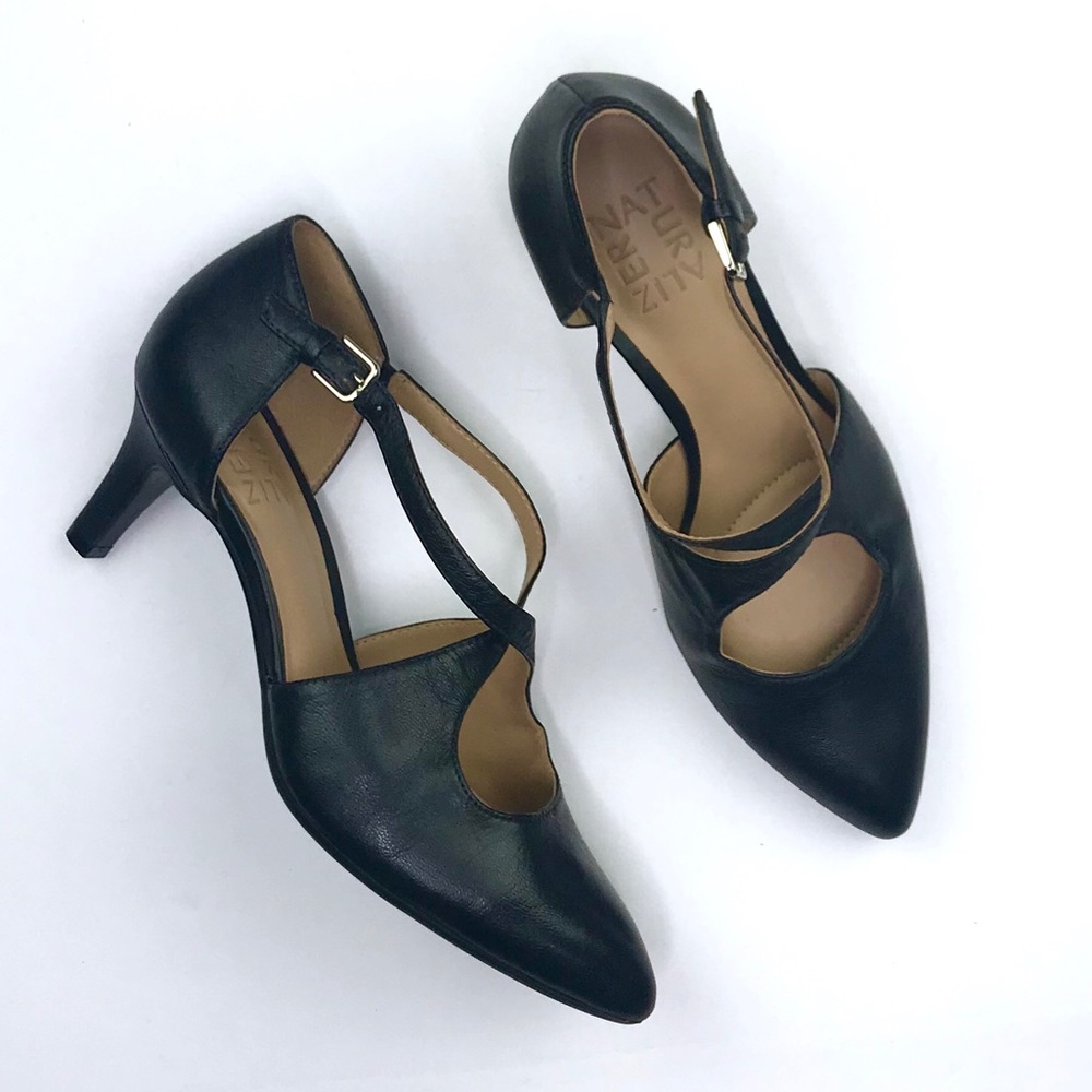 Naturalized Strappy Kitten Heel